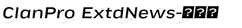 ClanPro ExtdNews字体转换 ClanPro ExtdNews字体转换